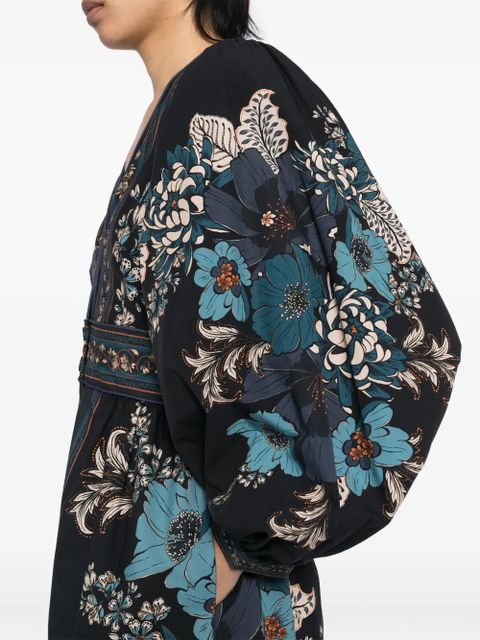 FARM Rio V-neck dress - Black