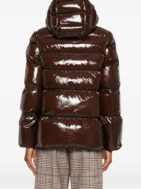 PINKO hooded quilted jacket - Brown - zdjęcie produktu nr 2
