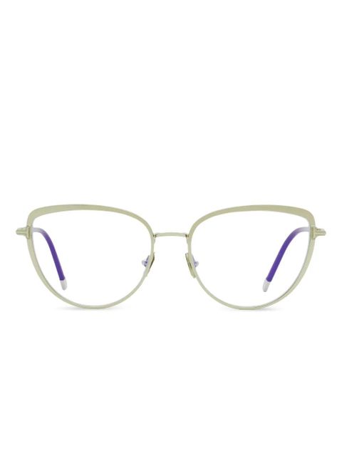 TOM FORD Eyewear butterfly metal glasses - Silver - zdjęcie produktu nr 1