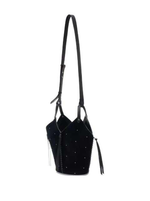 ISABEL MARANT Tampa studded shoulder bag - Black - zdjęcie produktu nr 2