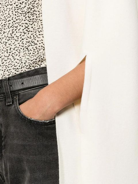 Gabriela Hearst Finola virgin-wool poncho - Neutrals