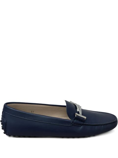 Tod's leather loafers - Blue - zdjęcie produktu nr 1