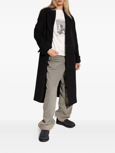 UGG braided-detail leather boots - Black