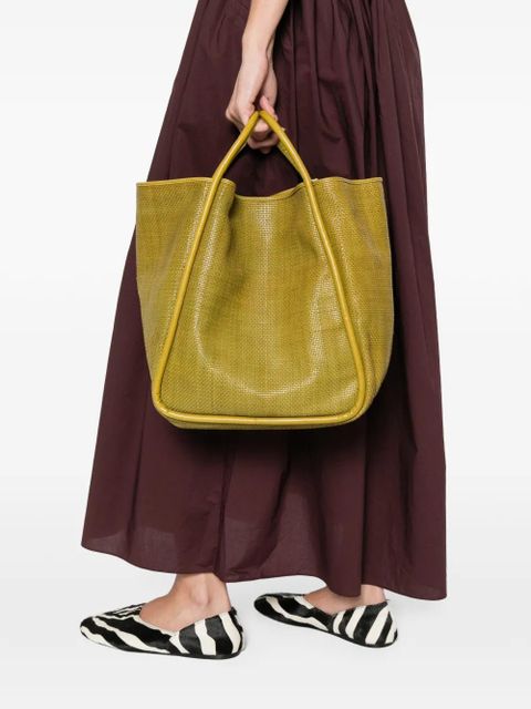 DRAGON DIFFUSION Ana woven tote bag - Green - zdjęcie produktu nr 2