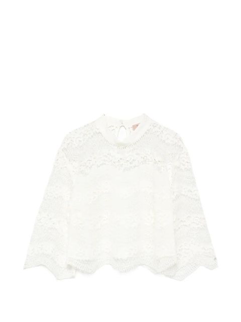 TWINSET lace blouse - White - zdjęcie produktu nr 1