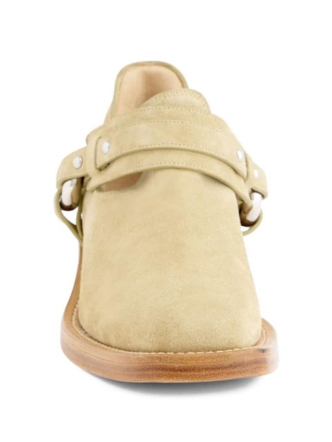 Rabanne XL Link biker ankle boots - Neutrals