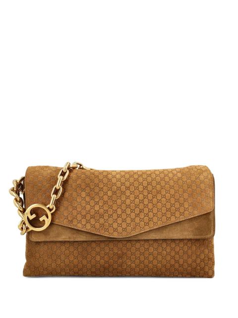 Gucci large GG chain shoulder bag - Brown - zdjęcie produktu nr 1