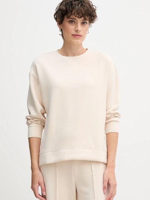 United Colors of Benetton bluza damska kolor beżowy gładka 3Y2F3M07M