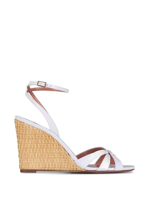Aquazzura woven tati sandals - Grey - zdjęcie produktu nr 1