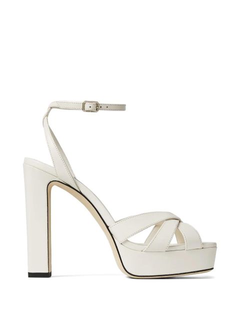 Jimmy Choo crossover strap sandals - Neutrals - zdjęcie produktu nr 1