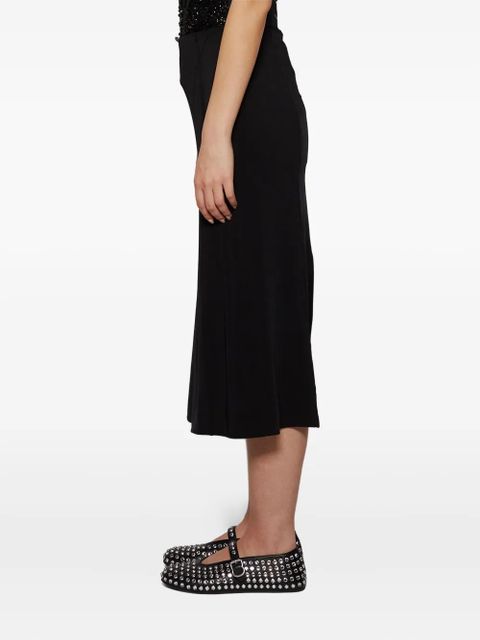 Rabanne mid-length skirt - P001 BLACK