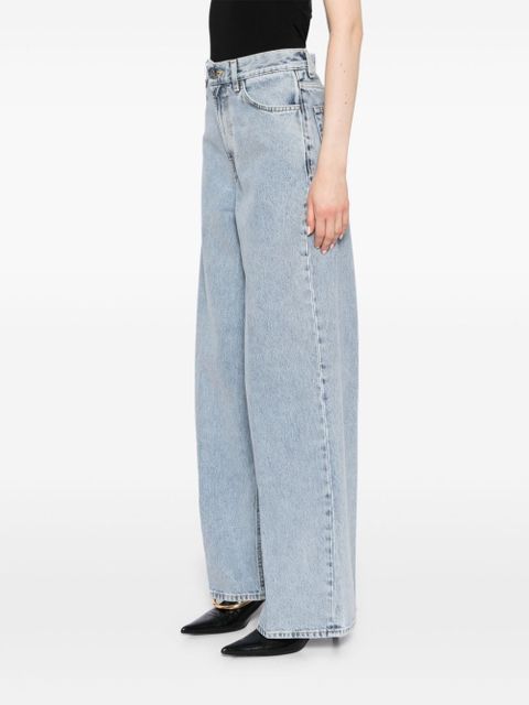 TOTEME high-rise wide-leg jeans - Blue