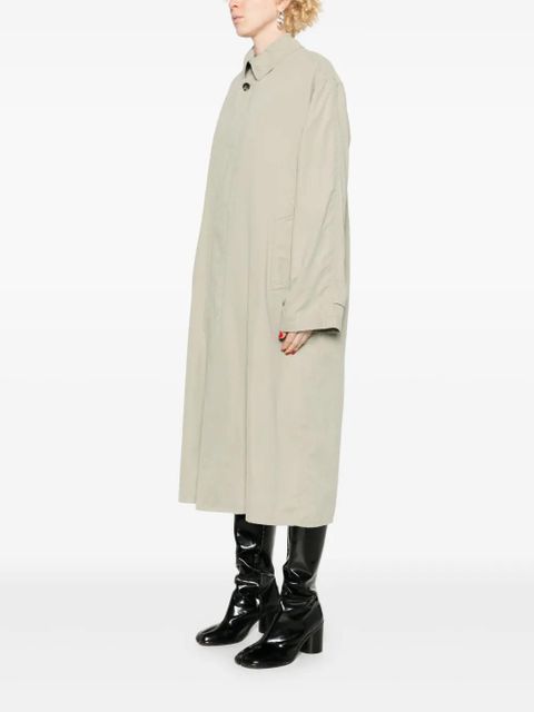 Maison Margiela four-stitch logo trench coat - Neutrals