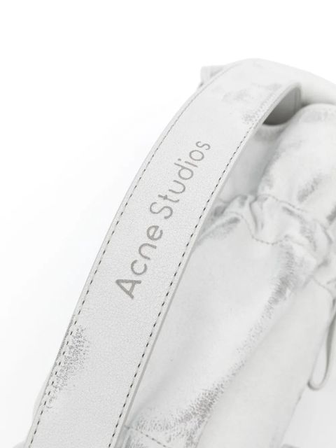 Acne Studios Multipocket leather tote bag - White - zdjęcie produktu nr 2