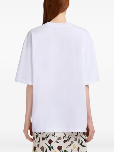 Marni flower-print T-shirt - White