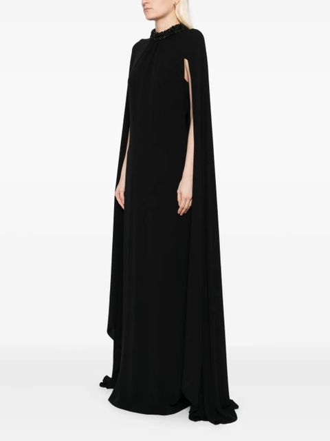 TOM FORD cape design dress - Black - zdjęcie produktu nr 2