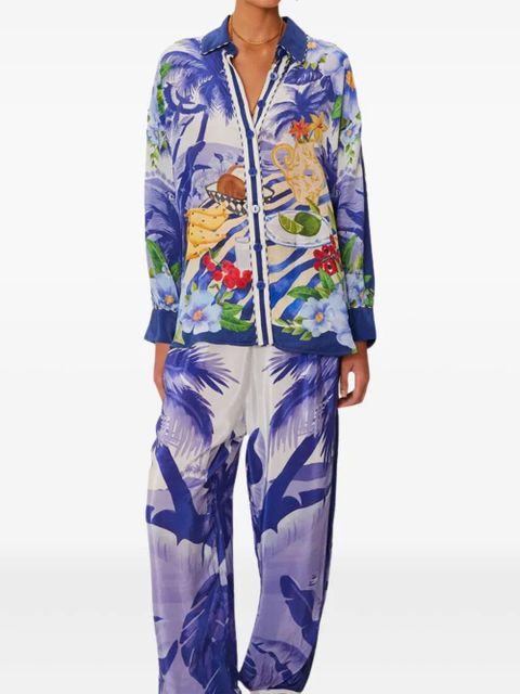 FARM Rio Fresh Table pajama pants - Purple