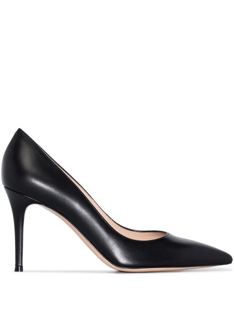 Gianvito Rossi Gianvito 85mm leather pumps - Black - zdjęcie produktu nr 1