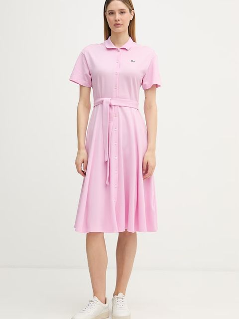 Lacoste sukienka letnia bawełniana - zdjęcie produktu nr 1