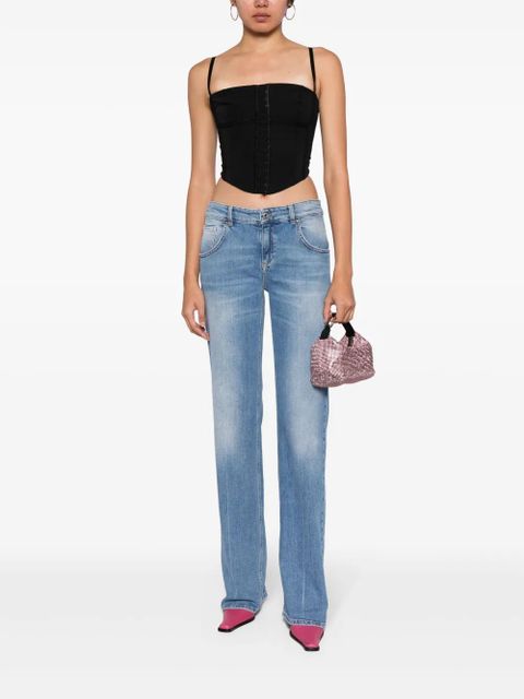 Blumarine mid-rise flared jeans - Blue - zdjęcie produktu nr 2