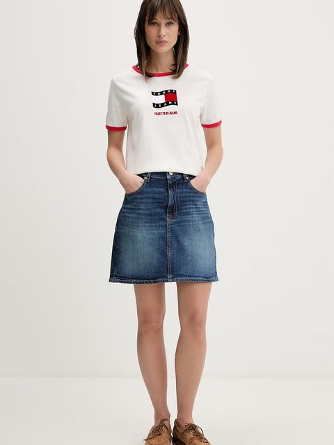 Tommy Jeans T-shirt damski bawełniany - zdjęcie produktu nr 1