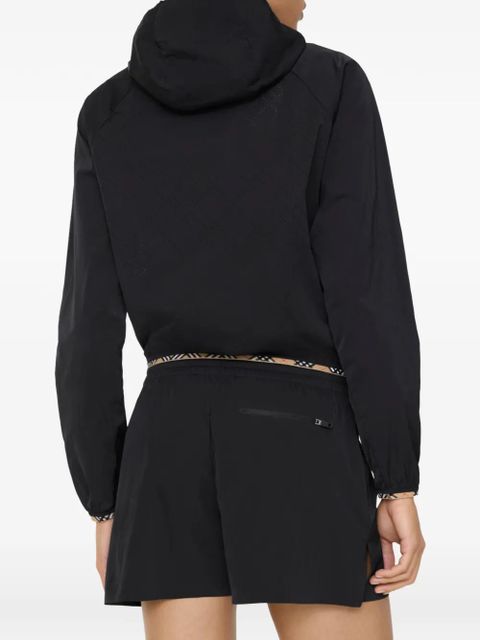 Burberry stretch nylon hooded jacket - Black - zdjęcie produktu nr 2
