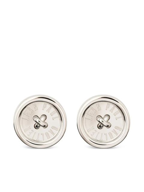 Jean Paul Gaultier button earrings - Silver - zdjęcie produktu nr 1