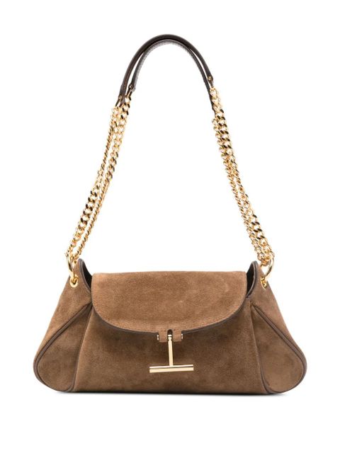 TOM FORD medium T-hardware tote bag - Brown - zdjęcie produktu nr 1