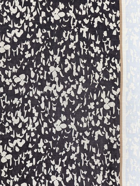 Marc O'Polo szal damski kolor beżowy wzorzysty 600802502045 - zdjęcie produktu nr 2