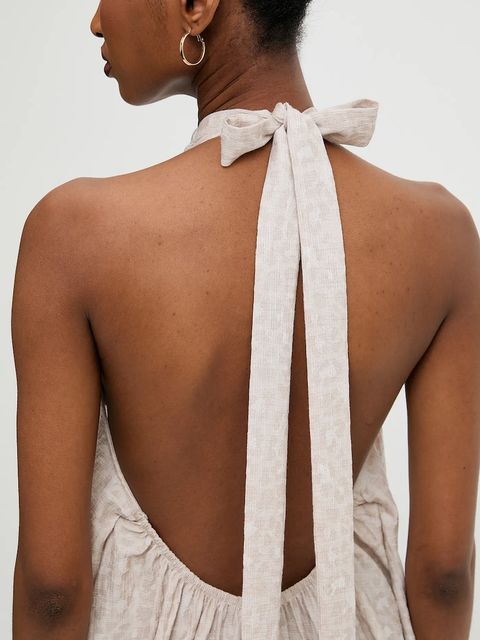 Answear.LAB sukienka z lnem