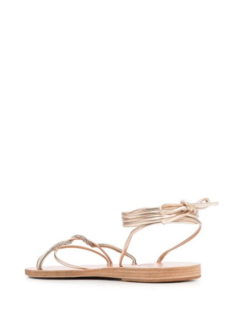 Ancient Greek Sandals crystal-embellished Treli sandals - Gold - zdjęcie produktu nr 2