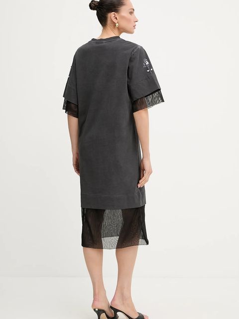 Pinko sukienka bawełniana REIMAGINE by Patrick Mcdowell - zdjęcie produktu nr 1