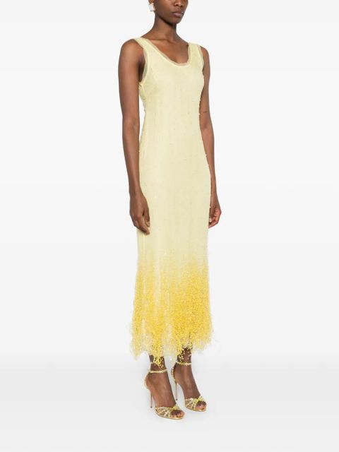 Simkhai lace midi dress - Yellow