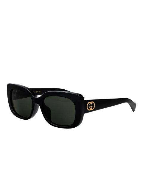 Gucci Eyewear low-nose bridge sunglasses - Black