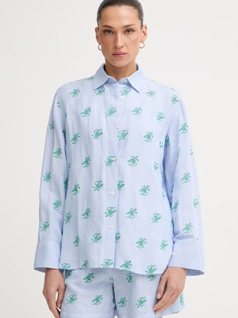 Tommy Hilfiger koszula damska z lnem SUMMER - zdjęcie produktu nr 1