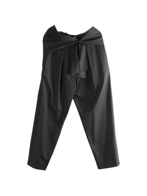 The Row tie-waist trousers - Black - zdjęcie produktu nr 1