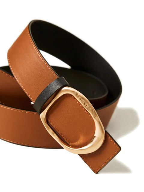 TWINSET leather reversible belt - Brown