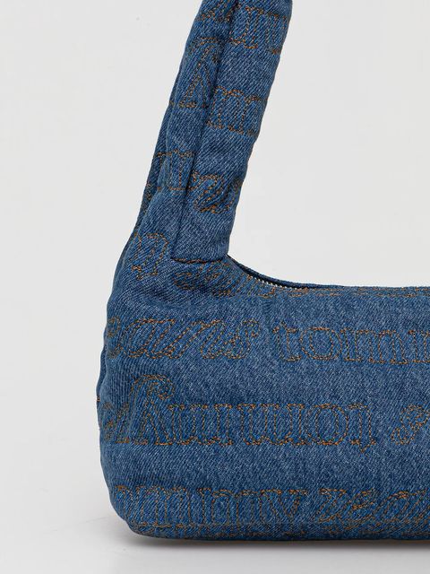 Tommy Jeans torebka jeansowa kolor niebieski AW0AW18266 - zdjęcie produktu nr 2