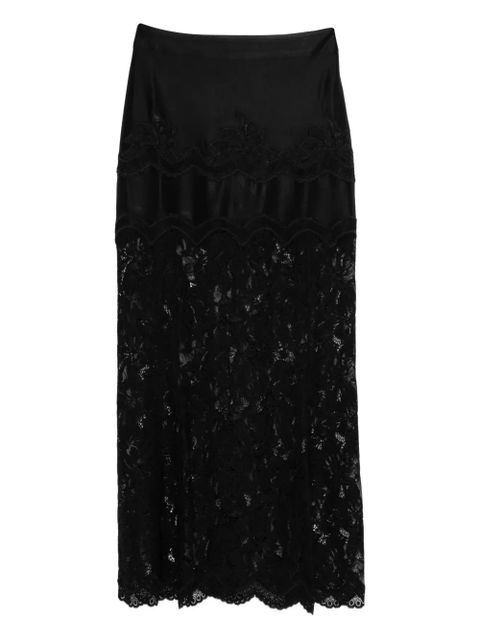 Rabanne lace midi skirt - Black - zdjęcie produktu nr 1