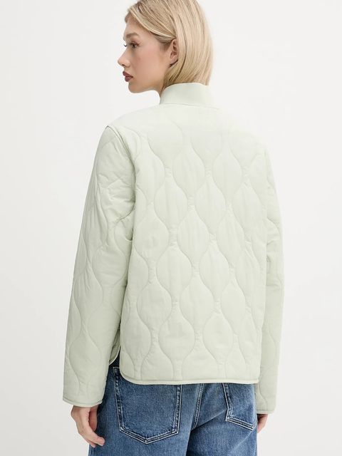 Tommy Jeans kurtka kolor zielony przejściowa DW0DW20962 - zdjęcie produktu nr 2