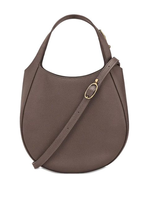 Longchamp Le Foulonné leather handbag - Brown