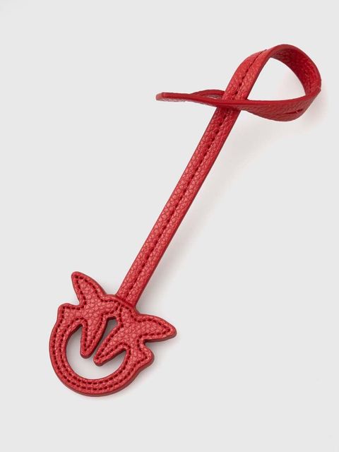 Pinko torebka skórzana kolor czerwony 102833.A1LF