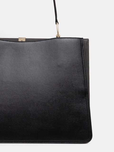 Furla torebka skórzana kolor czarny WB01803.BX4253.4427S - zdjęcie produktu nr 2