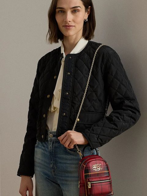 Lauren Ralph Lauren torebka skórzana kolor czarny 431980859