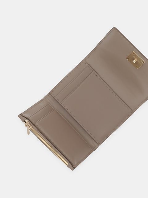 Calvin Klein portfel skórzany damski kolor beżowy LV04F1082G - zdjęcie produktu nr 2