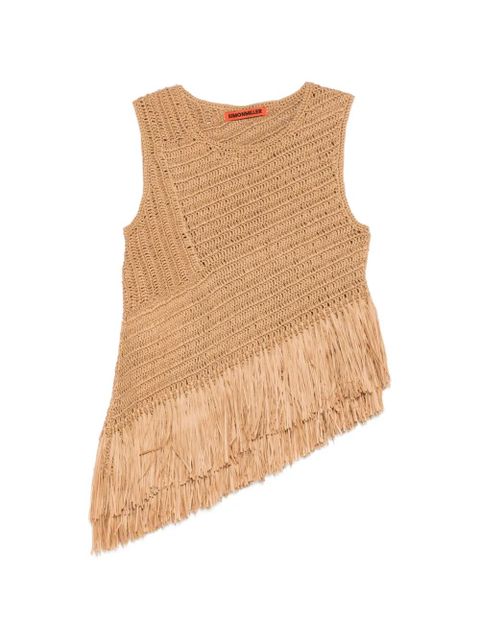 Simon Miller Beja crochet sleeveless top - Neutrals - zdjęcie produktu nr 1