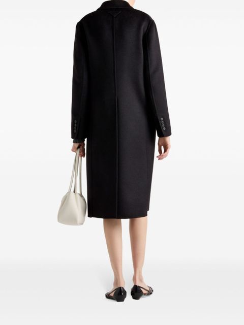 Prada single-breasted coat - Black