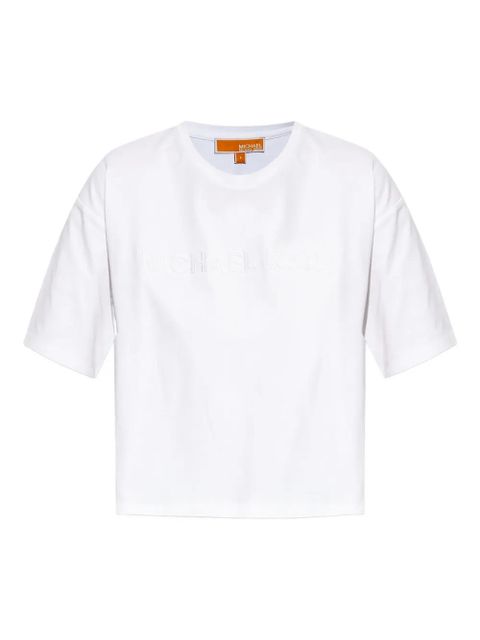 Michael Kors embroidered-logo t-shirt - White - zdjęcie produktu nr 1