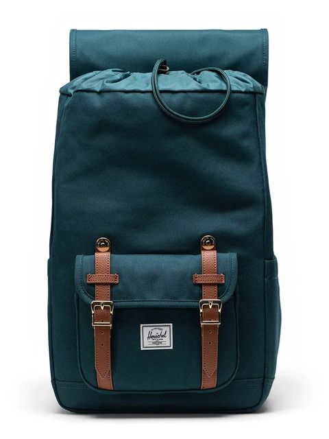 Herschel plecak Little America™ Mid 21 L kolor zielony duży gładki 11391-06551-OS