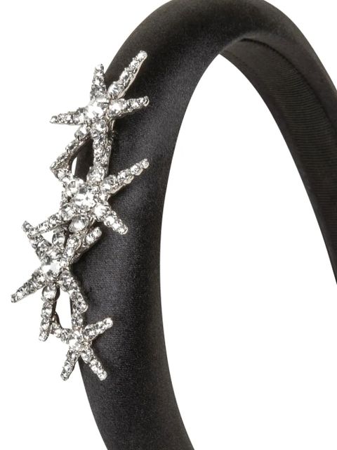 Jennifer Behr star-embellished vespera headband - Black